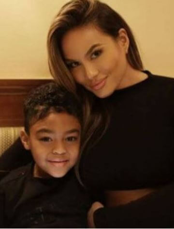 Sabrina Jackson’s grandson, Sire Jackson, with his mother, Daphne Joy